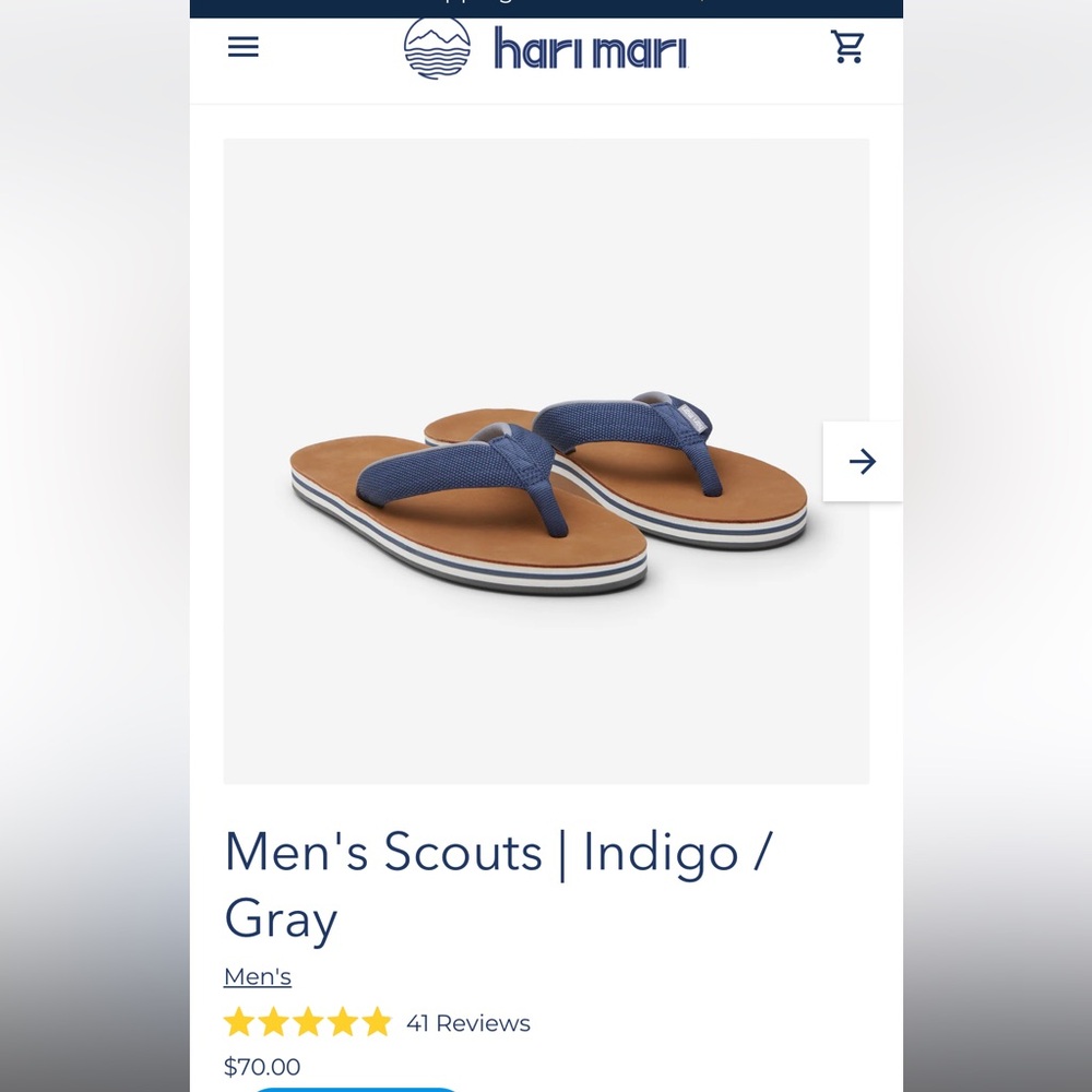 Hari Mari Men’s flip flops